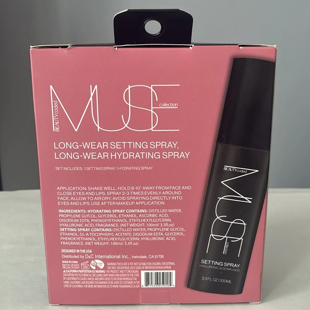 🌿Beauty Coated Muse Collection Long-Wear Setting Spray Duo